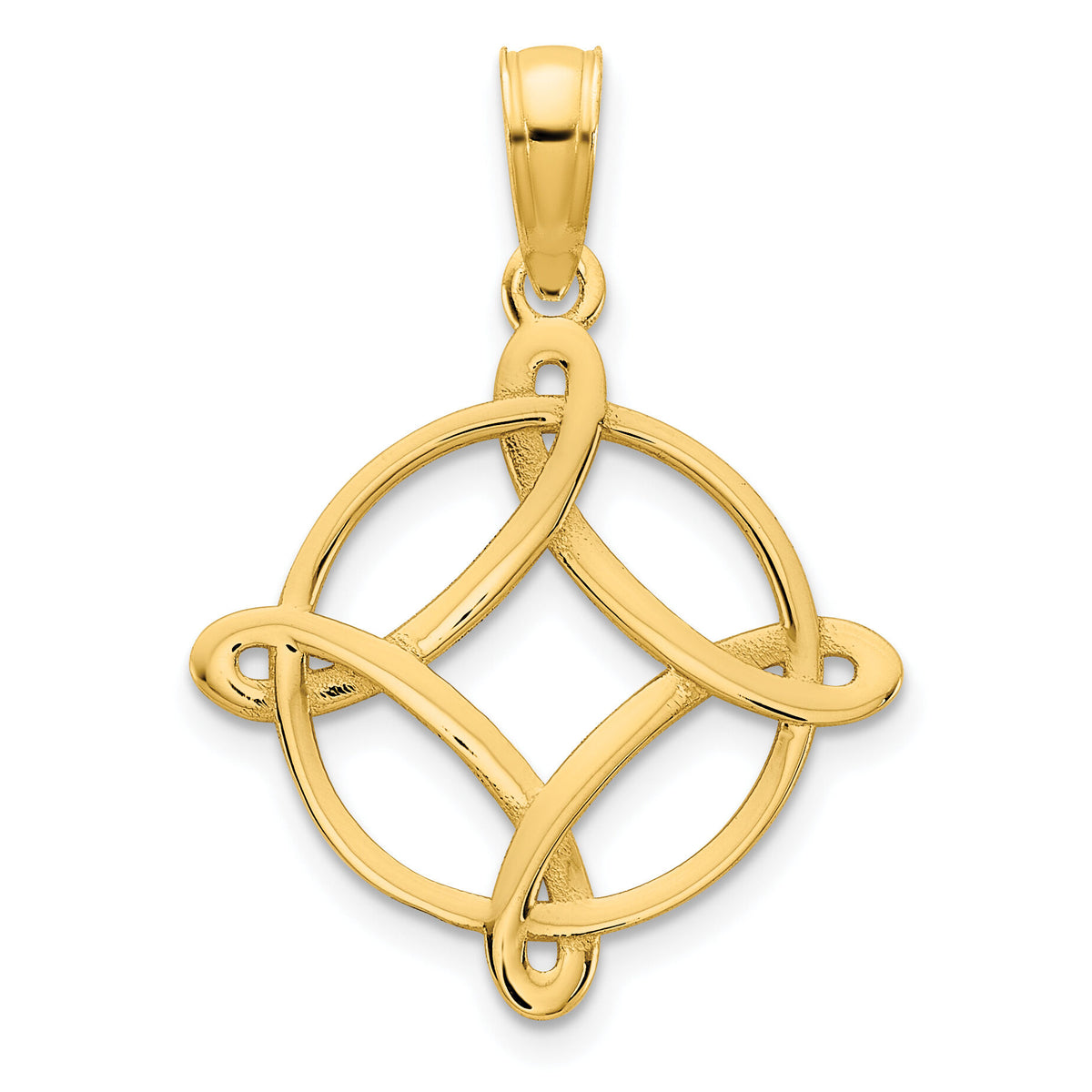 14ky Fancy Design Pendant-D5085