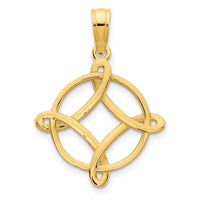 14ky Fancy Design Pendant-D5085