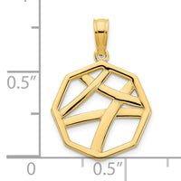 14k Fancy Pendant-D5086