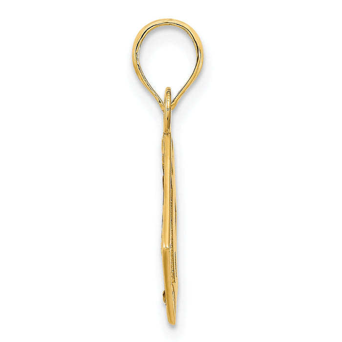 14k Lighthouse Compass Pendant-D5093
