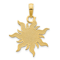 14k Epoxy I LOVE MY SUNSHINE Sun Pendant-D5122