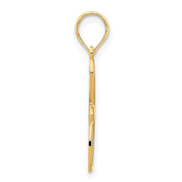 14k Fancy Cross Pendant-D5128