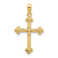 14ky Fancy Cross Pendant-D5134