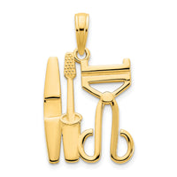 14k Cosmetics Pendant-D5144