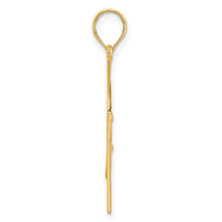 14k Epoxy Graduation Cap and Diploma Pendant-D5145