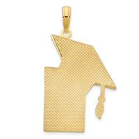 14k Epoxy Graduation Cap and Diploma Pendant-D5145