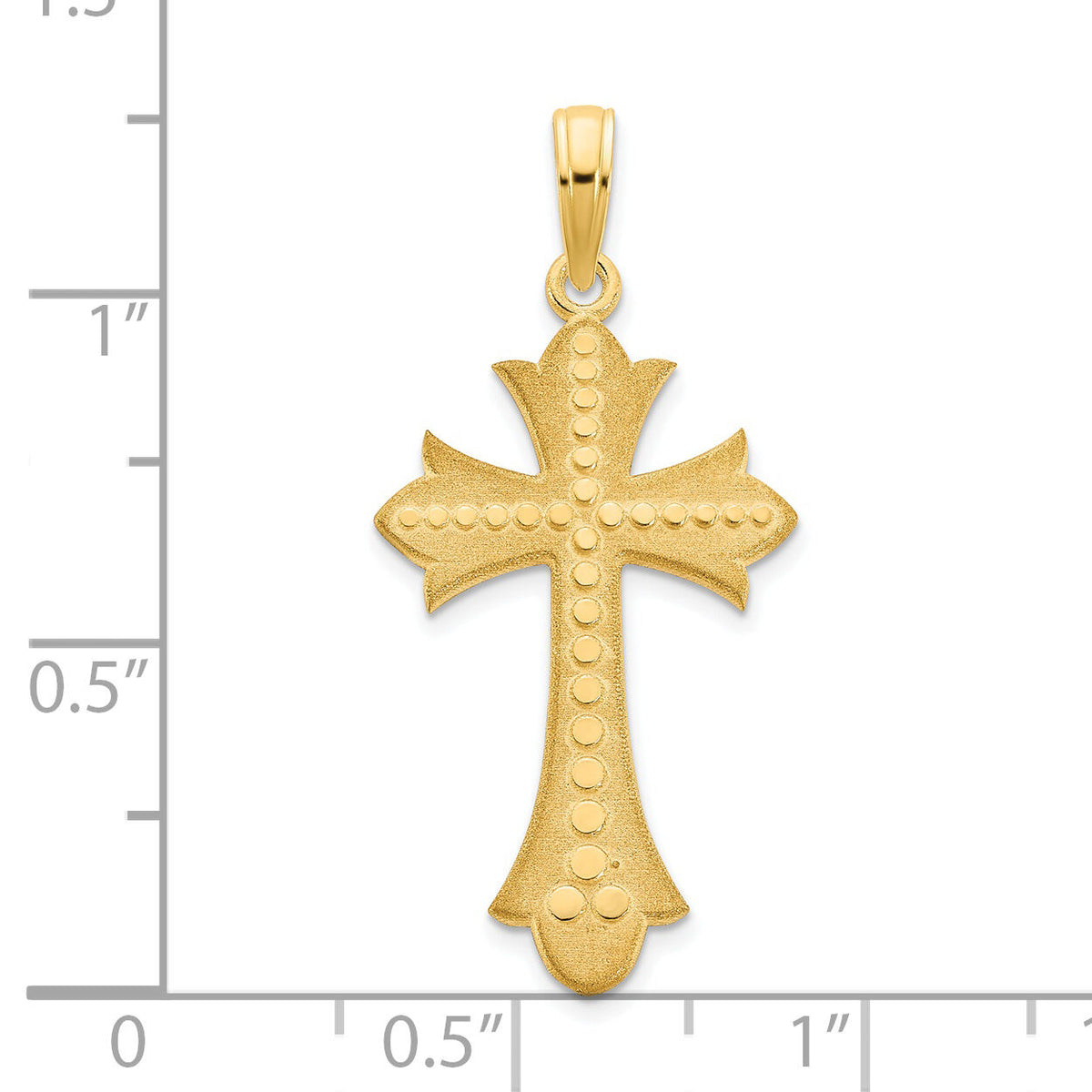 14k Cross Pendant-D5148