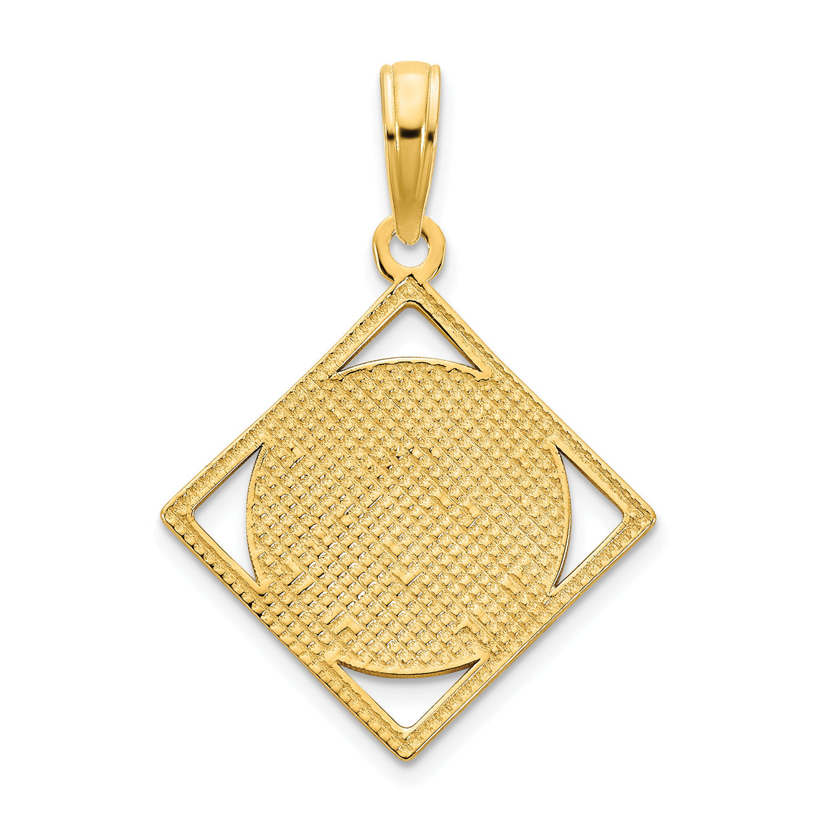 14ky Fancy Celtic Knot Pendant-D5155