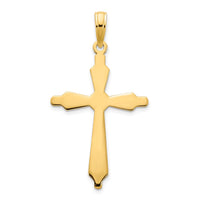 14ky Fancy Cross Pendant-D5168