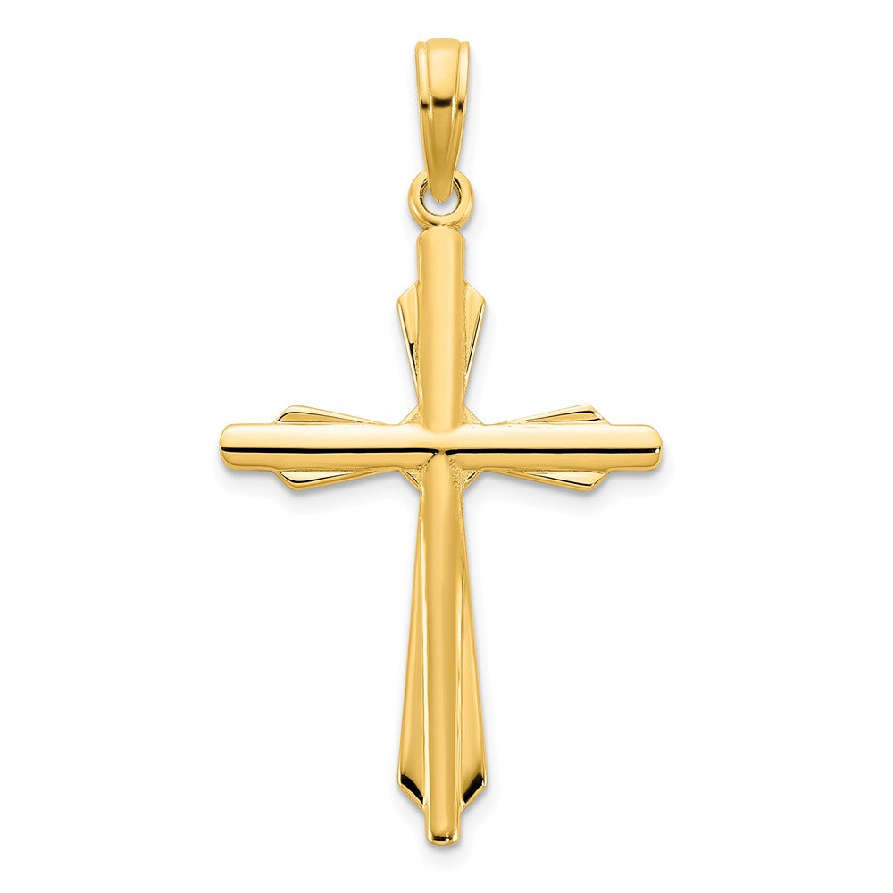 14ky Fancy Cross Pendant-D5168