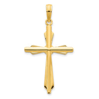 14ky Fancy Cross Pendant-D5168