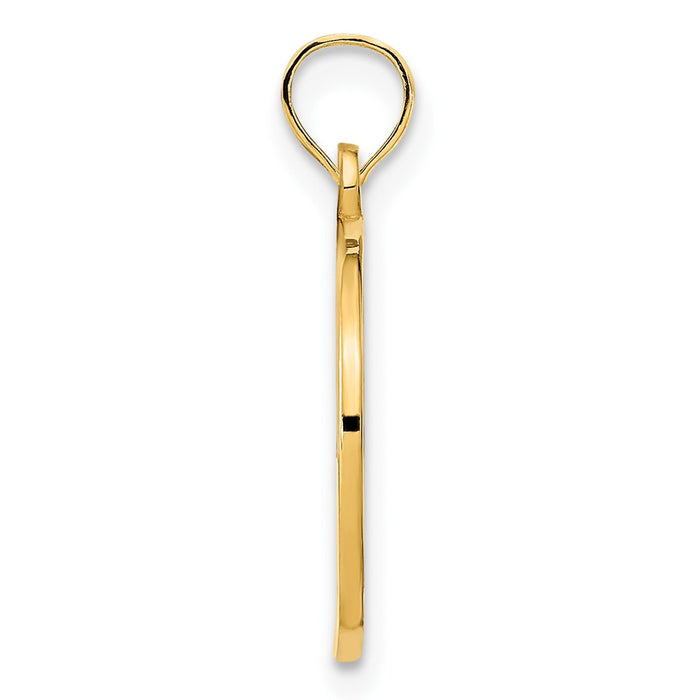 14ky Love charm-D5169