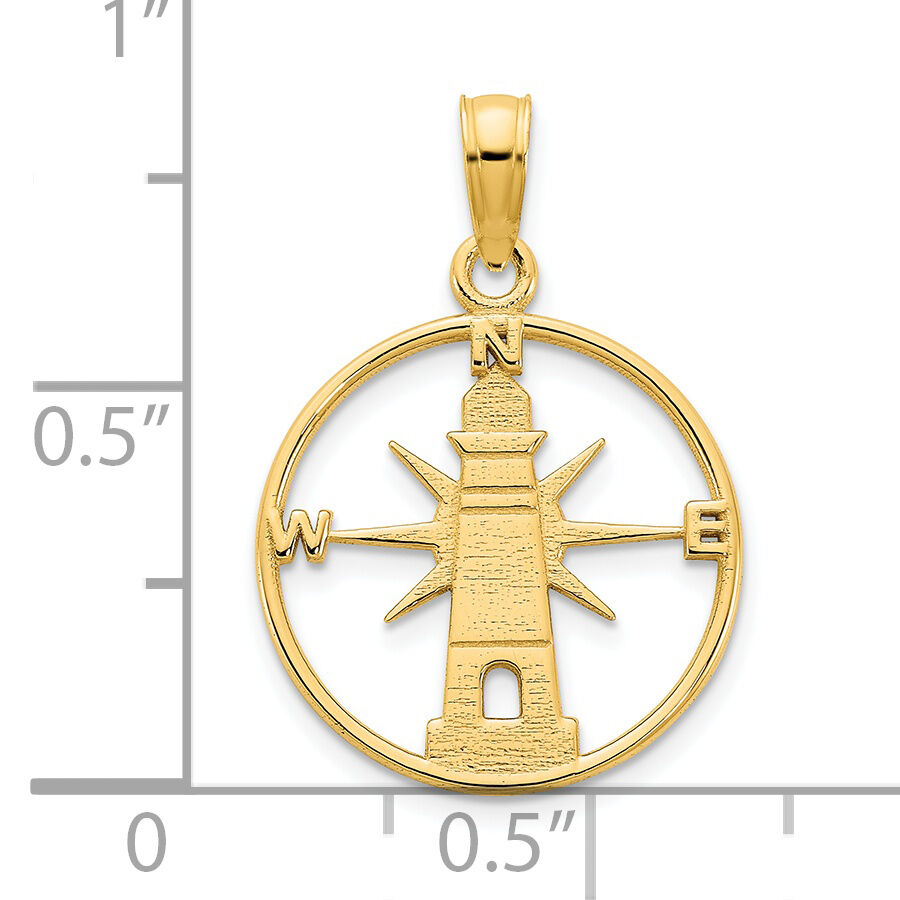 14k Lighthouse Charm-D5232