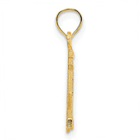14ky Lighthouse and Anchor Charm-D5233