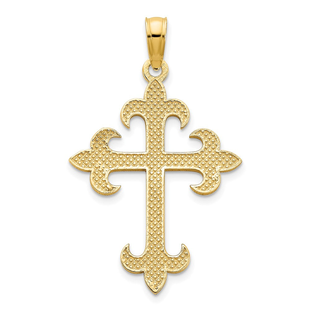 14ky Cross Charm-D5241