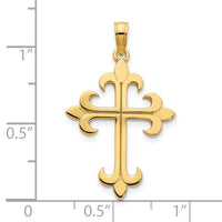 14ky Cross Charm-D5241