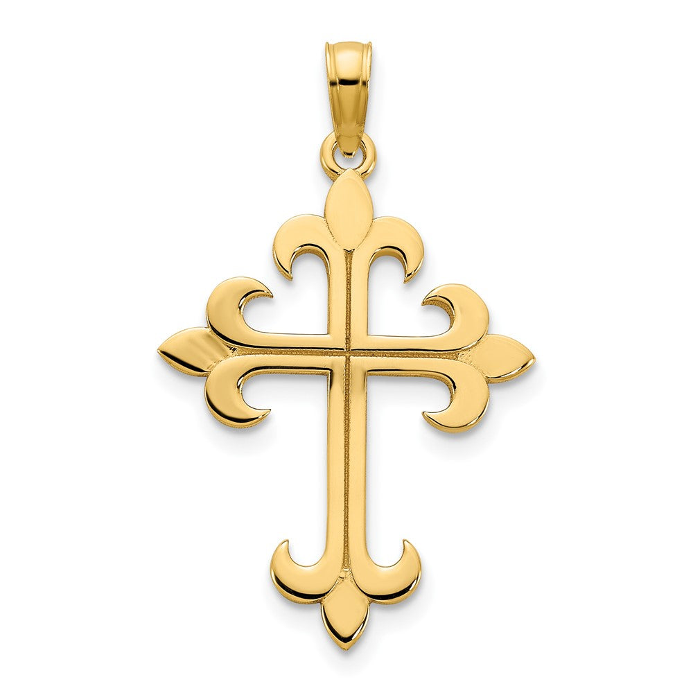14ky Cross Charm-D5241