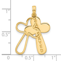 14k Fancy Pendant-D5349