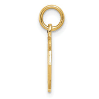 14k Baptism Spanish Recuerdo Del Bautismo on Back Charm-D535