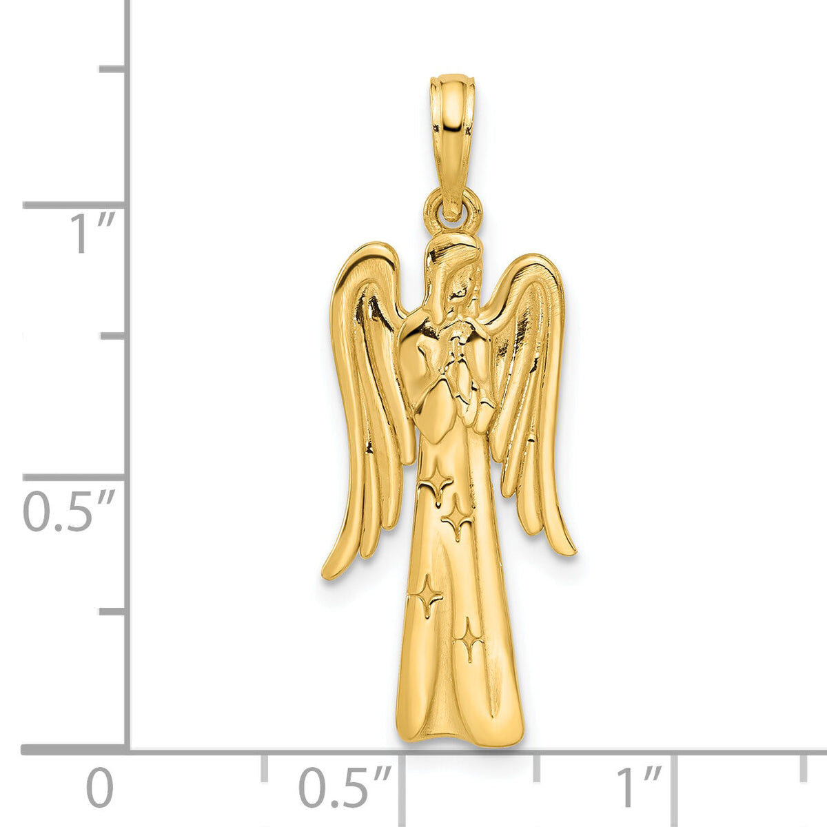 14k Fancy Angel Charm-D5437