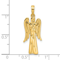14k Fancy Angel Charm-D5437