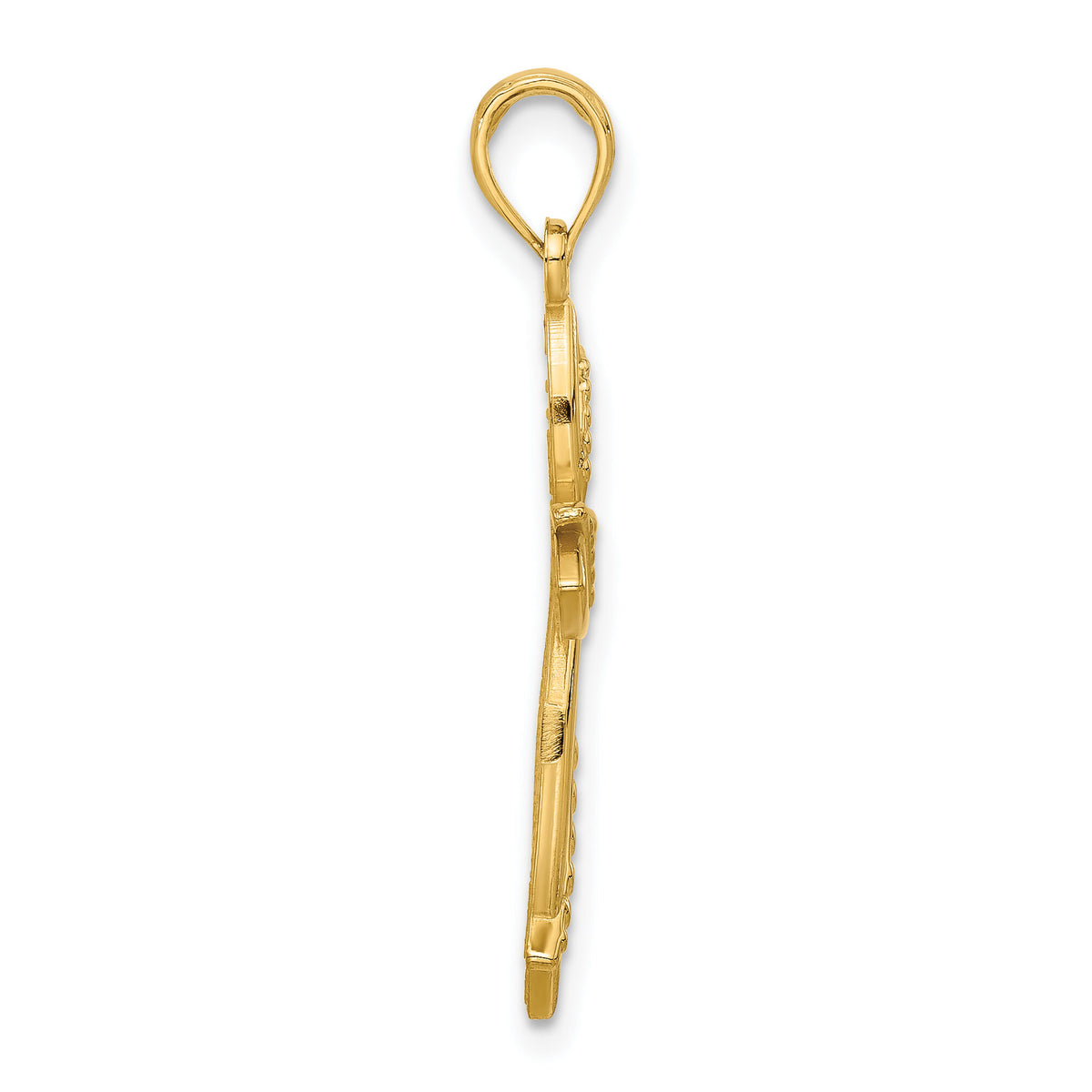 14k Fancy Cross Charm-D5466