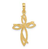 14k Fancy Cross Charm-D5466