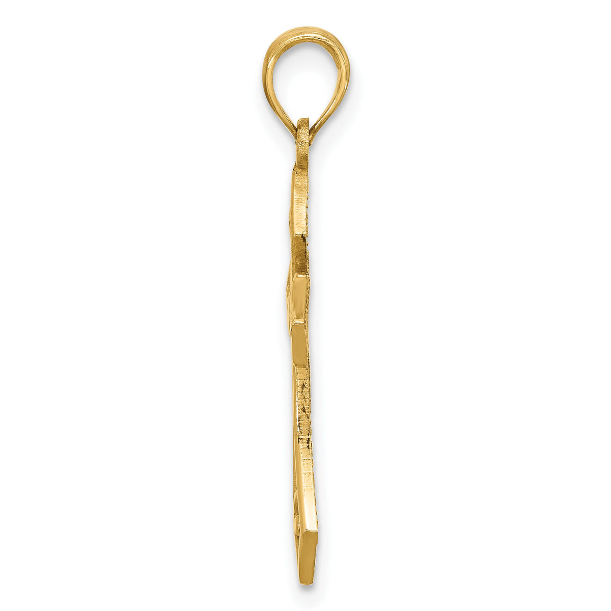 14k Fancy Cross Charm-D5469
