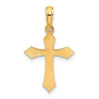 14k Fancy Enameled Cross Charm-D5478