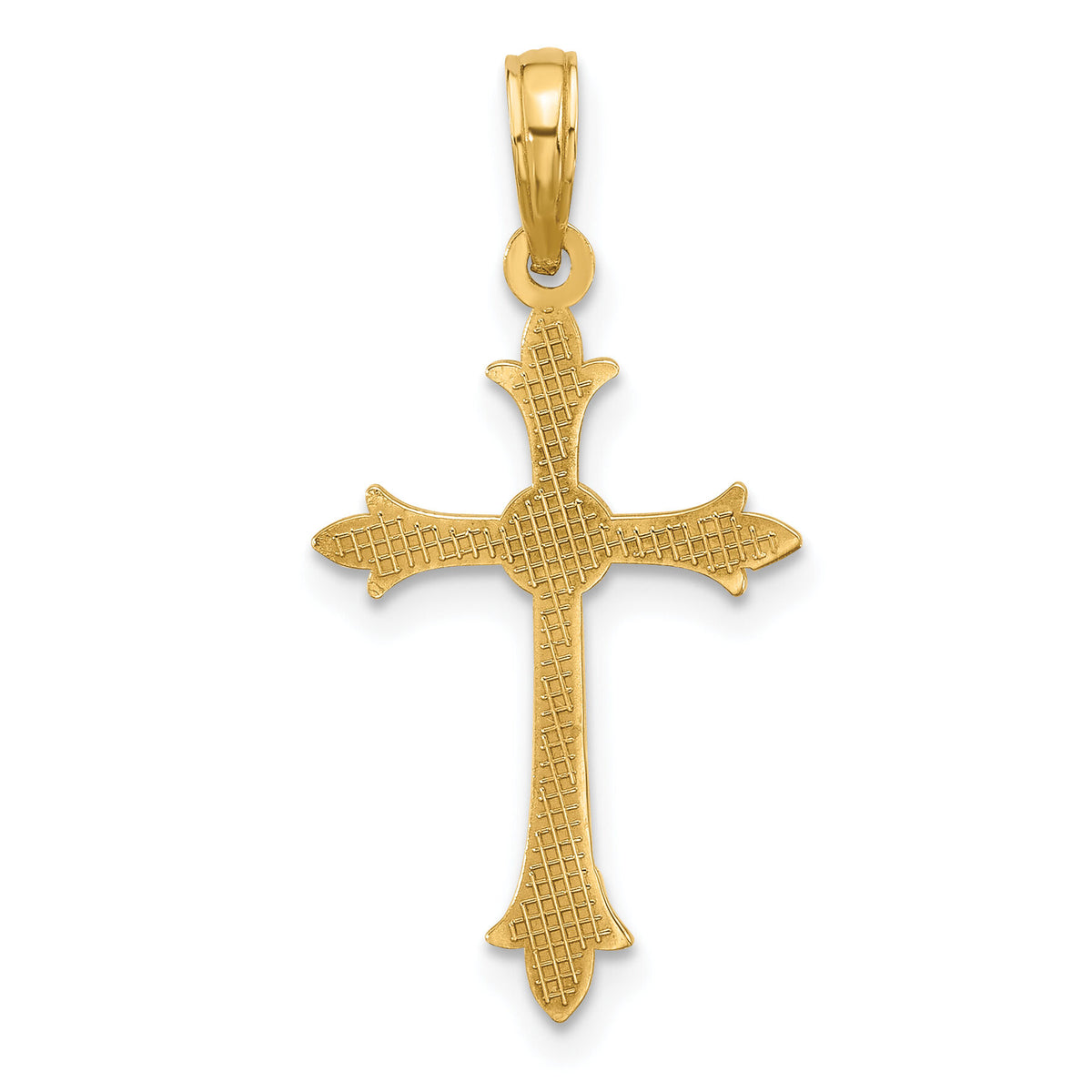 14k Fancy Cross Charm-D5494
