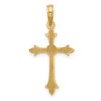 14k Fancy Cross Charm-D5494