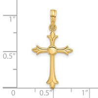 14k Fancy Cross Charm-D5494