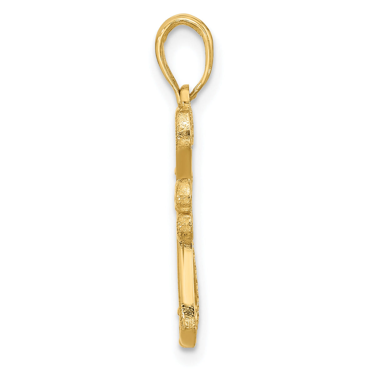 14k Fancy Cross Charm-D5499