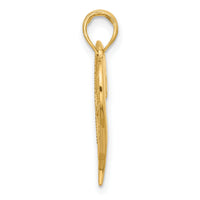 14k Fancy Heart Charm-D5501