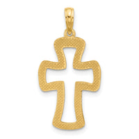 14k Fancy Cross Charm-D5554