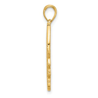 14K Polished Fancy Seahorse Charm-D5566