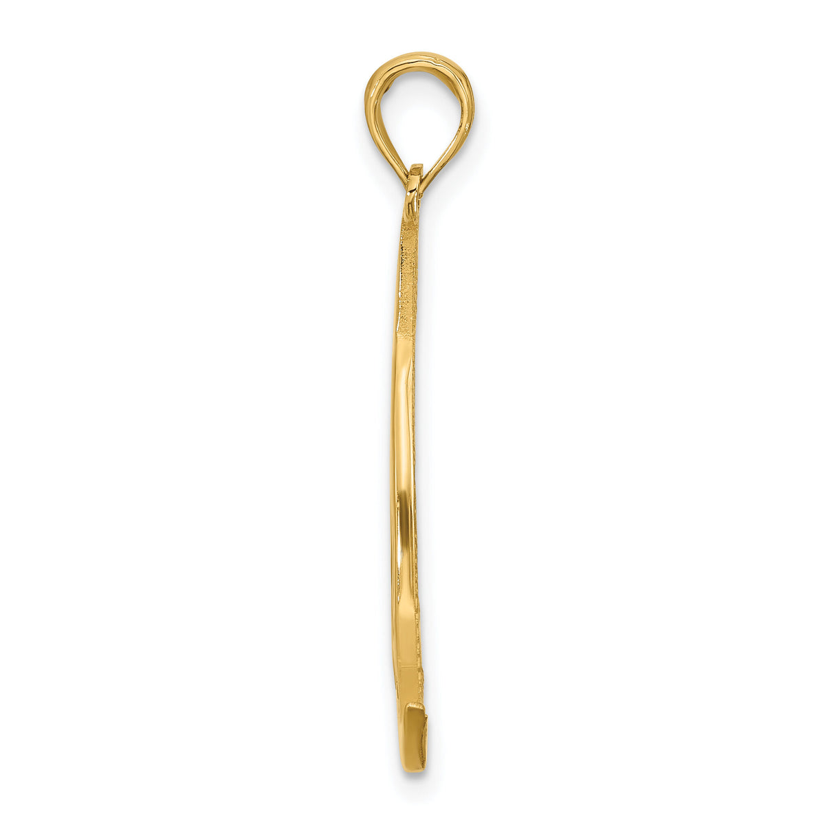 14K Polished Sailboat Charm-D5588