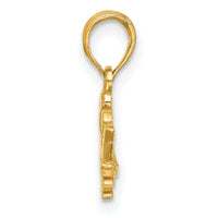 14K Polished PRINCESS Crown Charm-D5598