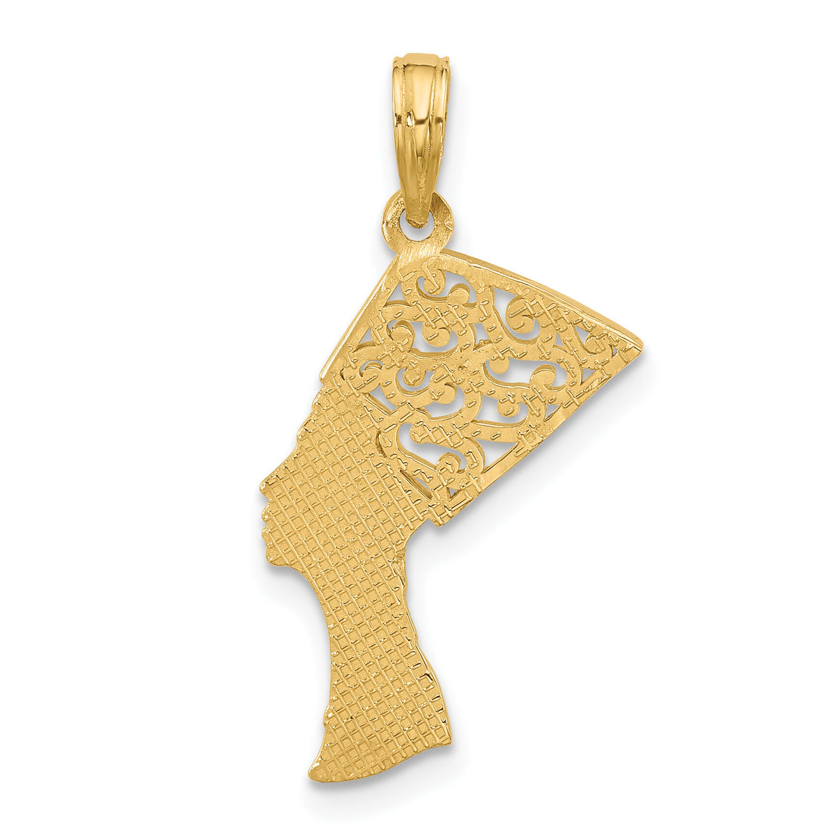 14K Fancy Nefertiti Profile Charm-D5611