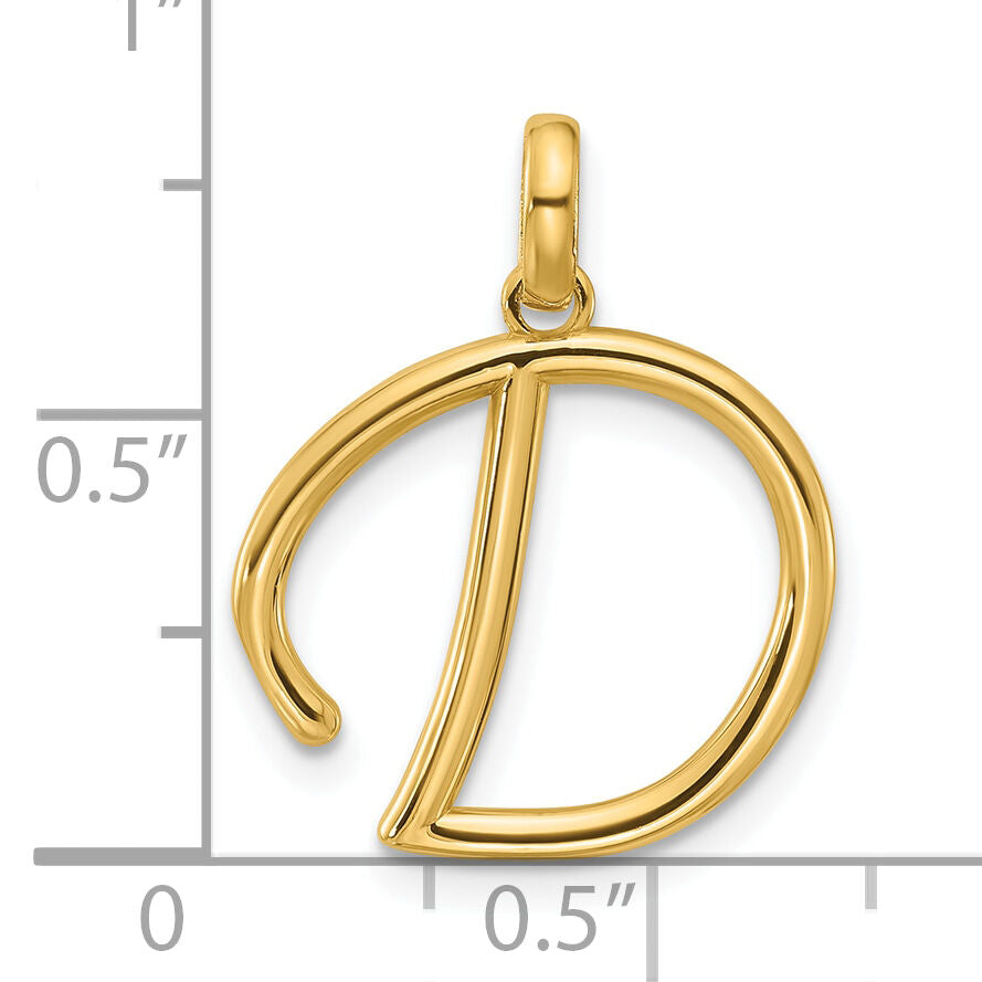 14ky Fancy Letter D-D5669D