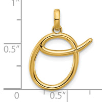 14ky Fancy Letter O-D5669O