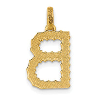 14ky Fancy Twist Letter B-D5677B