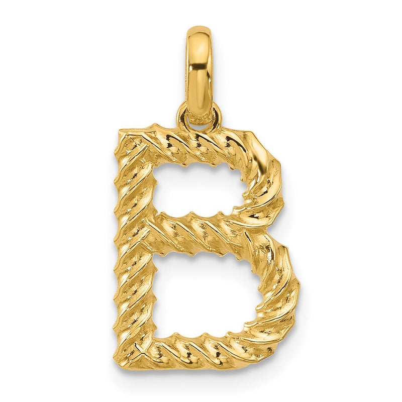 14ky Fancy Twist Letter B-D5677B