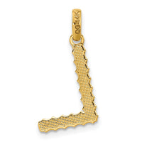 14ky Fancy Twist Letter L-D5677L