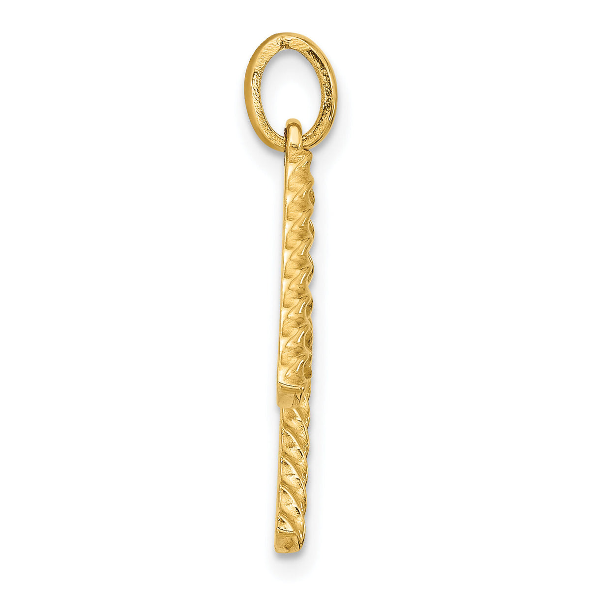 14ky Fancy Twist Letter M-D5677M