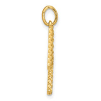 14ky Fancy Twist Letter M-D5677M
