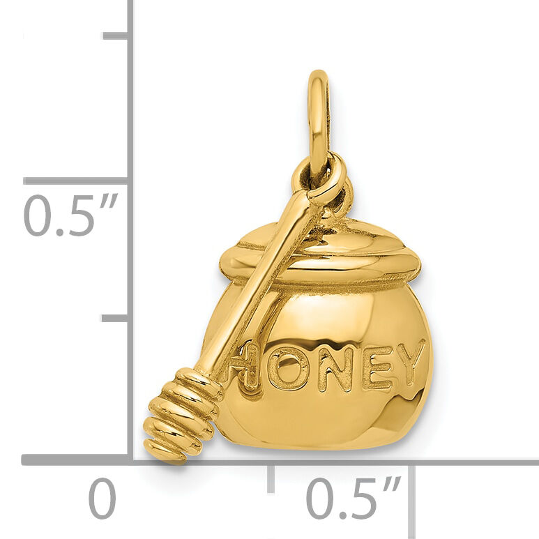 14ky Fancy Honey Pot With Wand-D5682
