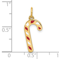 14k Fancy Candy Cane-D5696