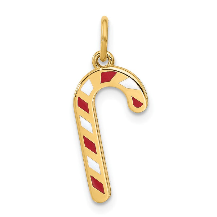 14k Fancy Candy Cane-D5696