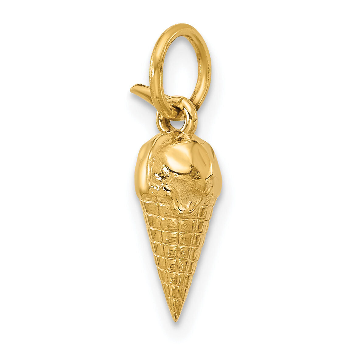 14k Fancy Ice Cream Cone-D5698